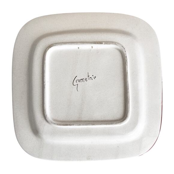 Ceramica Geometrie Tuscan Ceramic Hand Painted Plate of Map - Picture 7 of 9